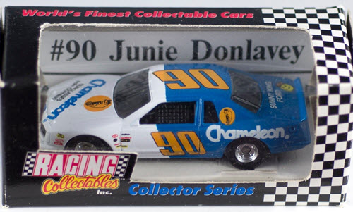 1992 Junie Donlavey NASCAR Diecast 90 Chameleon 1991 Ford CWC 1:64 Action RCCA Collector Series 1